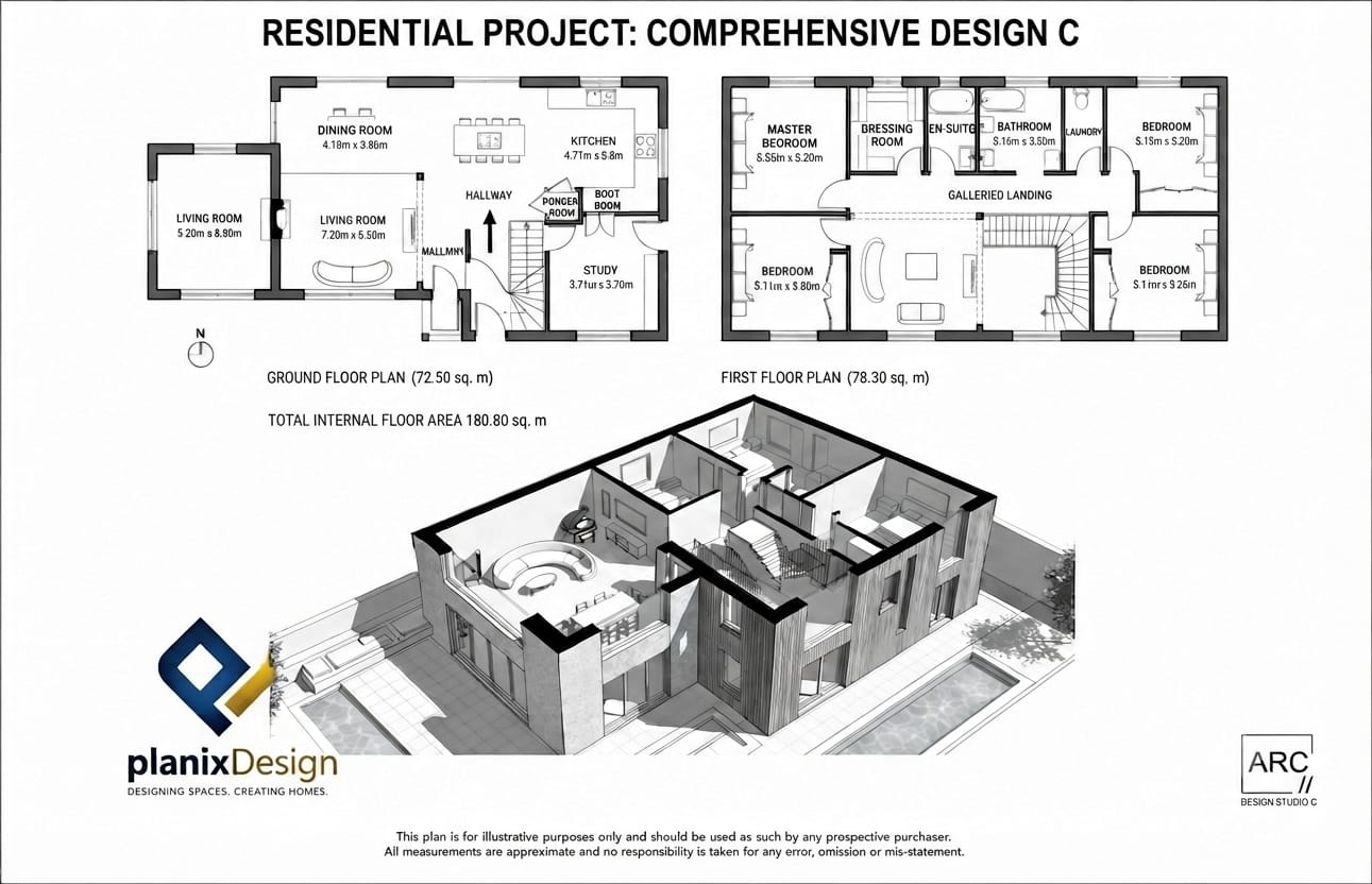 3D floor plan professional design