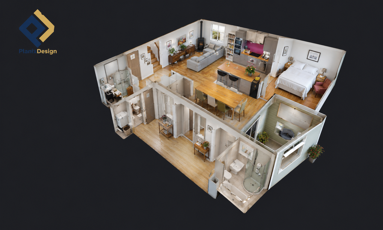 3D floor plan professional design