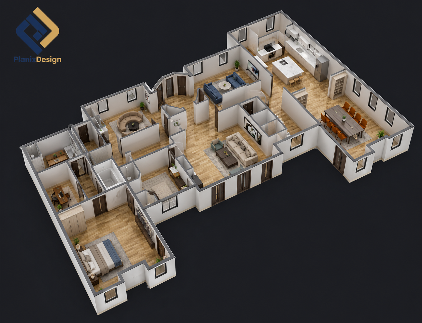 3D floor plan professional design